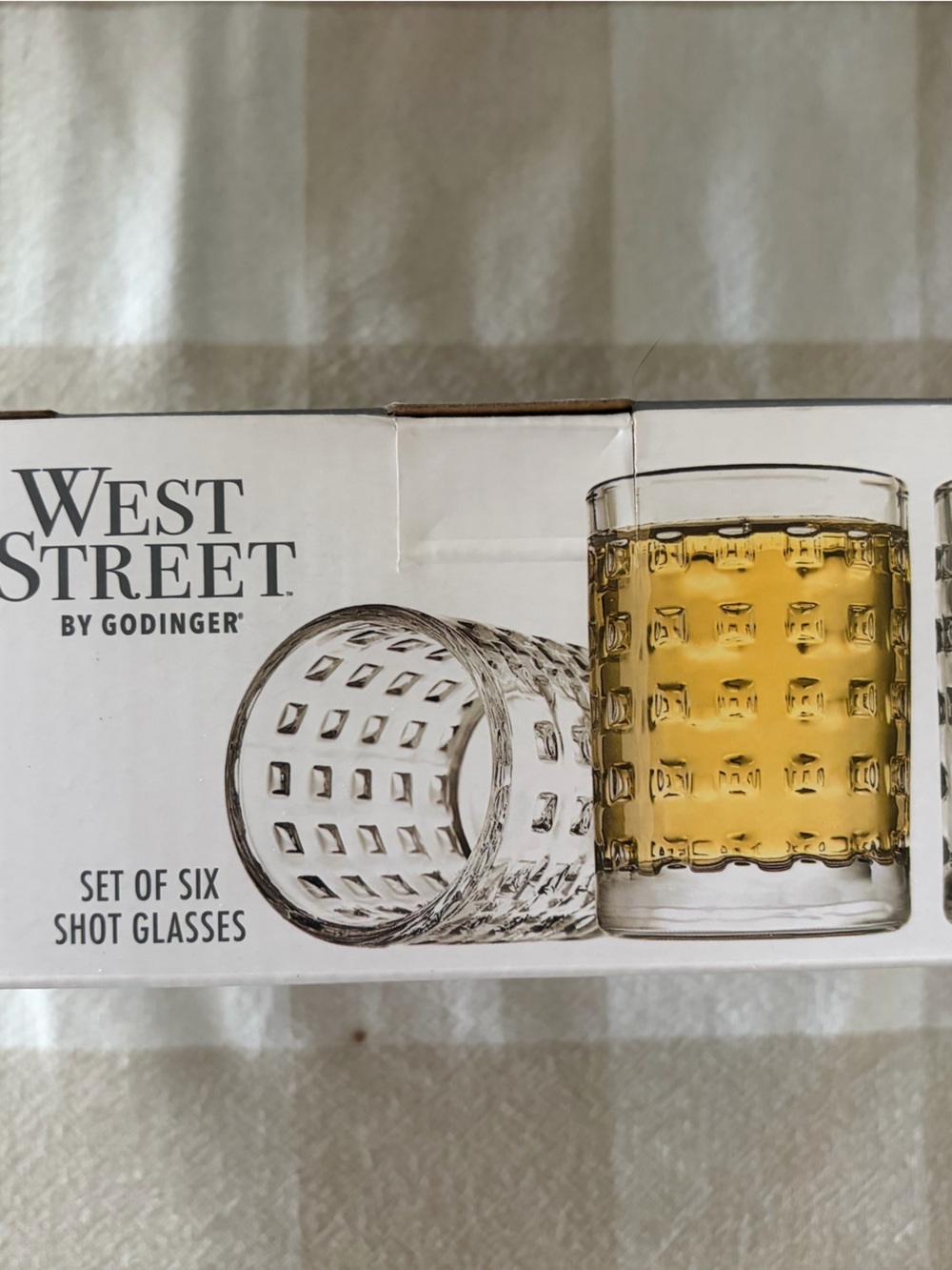 Clear Glass Shot Glasses - Set of Six